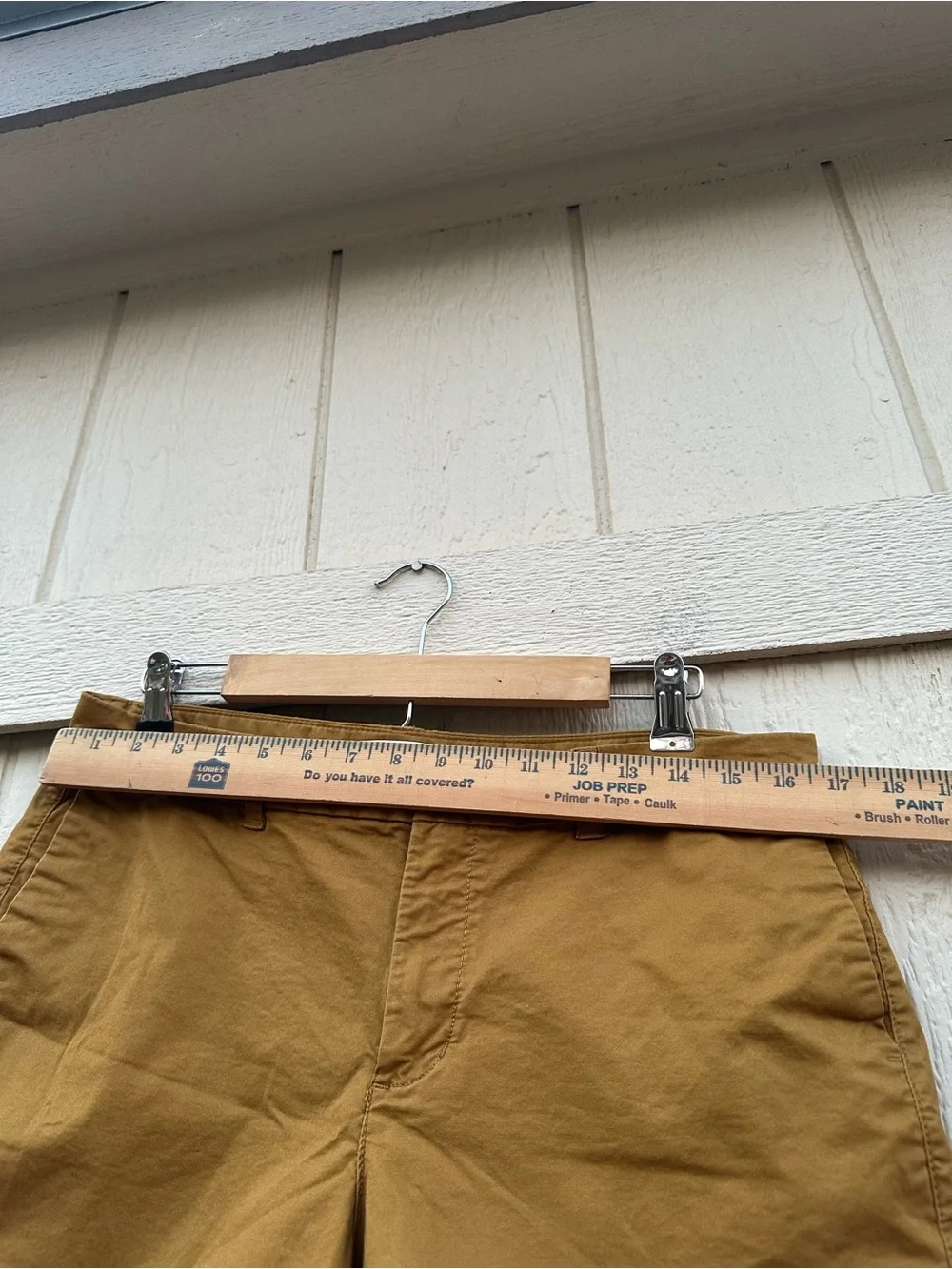 Old Navy Women’s size 10 Mustard Chino Bike Shorts